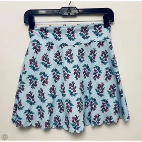 Hand Stitched Elegant Look Skort By J. Crew In Blue, Size: Xs