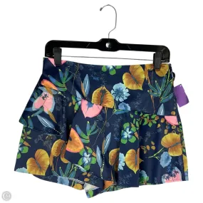 Classic Mood Easy Motion Skort By Jade In Blue & Yellow, Size: 4
