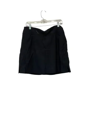 Skort By Lady Hagen In Black, Size: L flared silhouette Pleated Construction