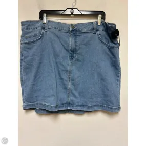 Skort By Lee In Blue Denim, Size: 20 Non Irritating Seams Outfit Mood