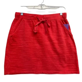 Skort By Loft In Red, Size:4 Breathable Lining