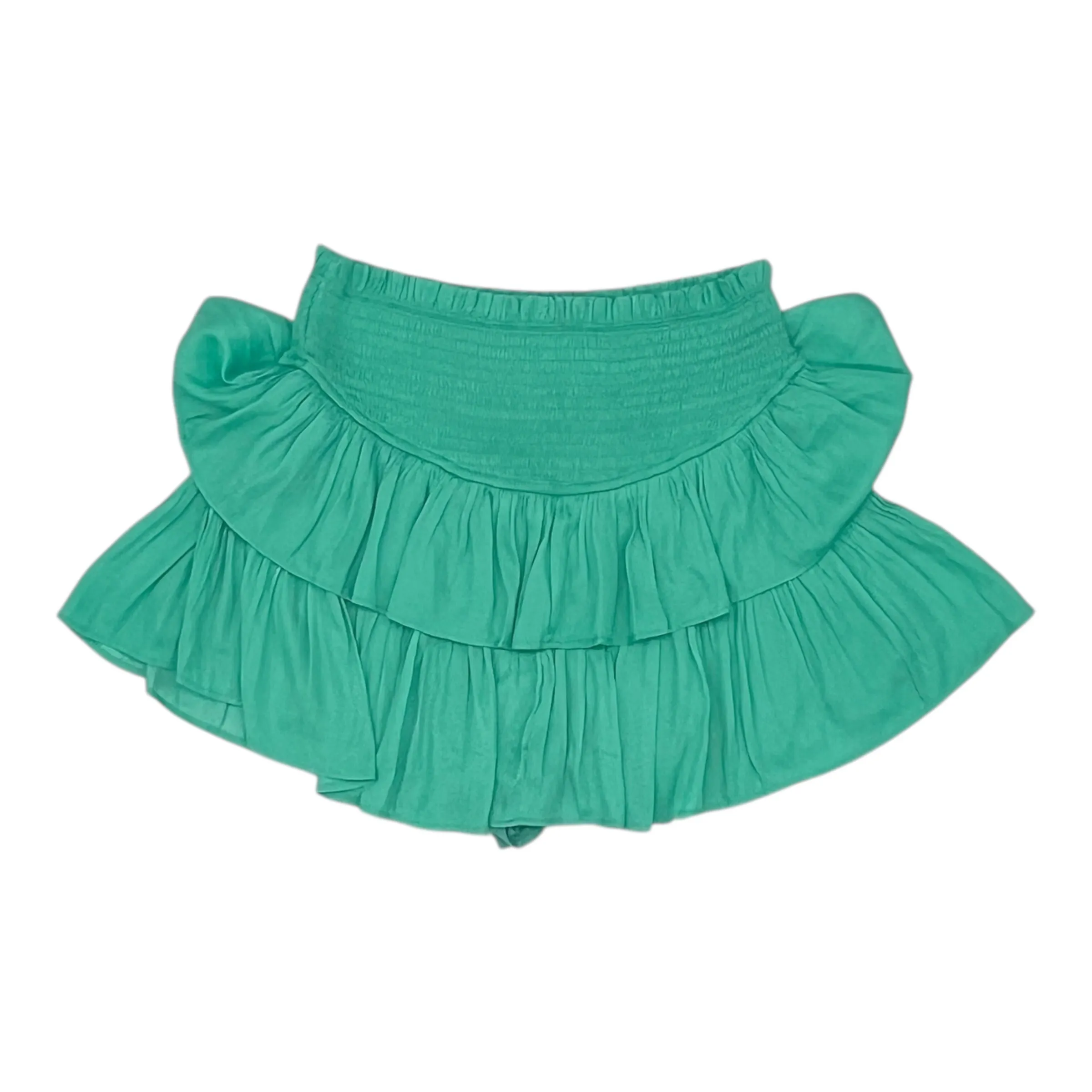 Skort By Mustard Seed In Green, Size:M Sheer Overlay