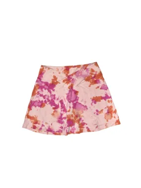 Skort By Pink In Orange & Pink, Size: Xl Breezy Style Opaque Lining