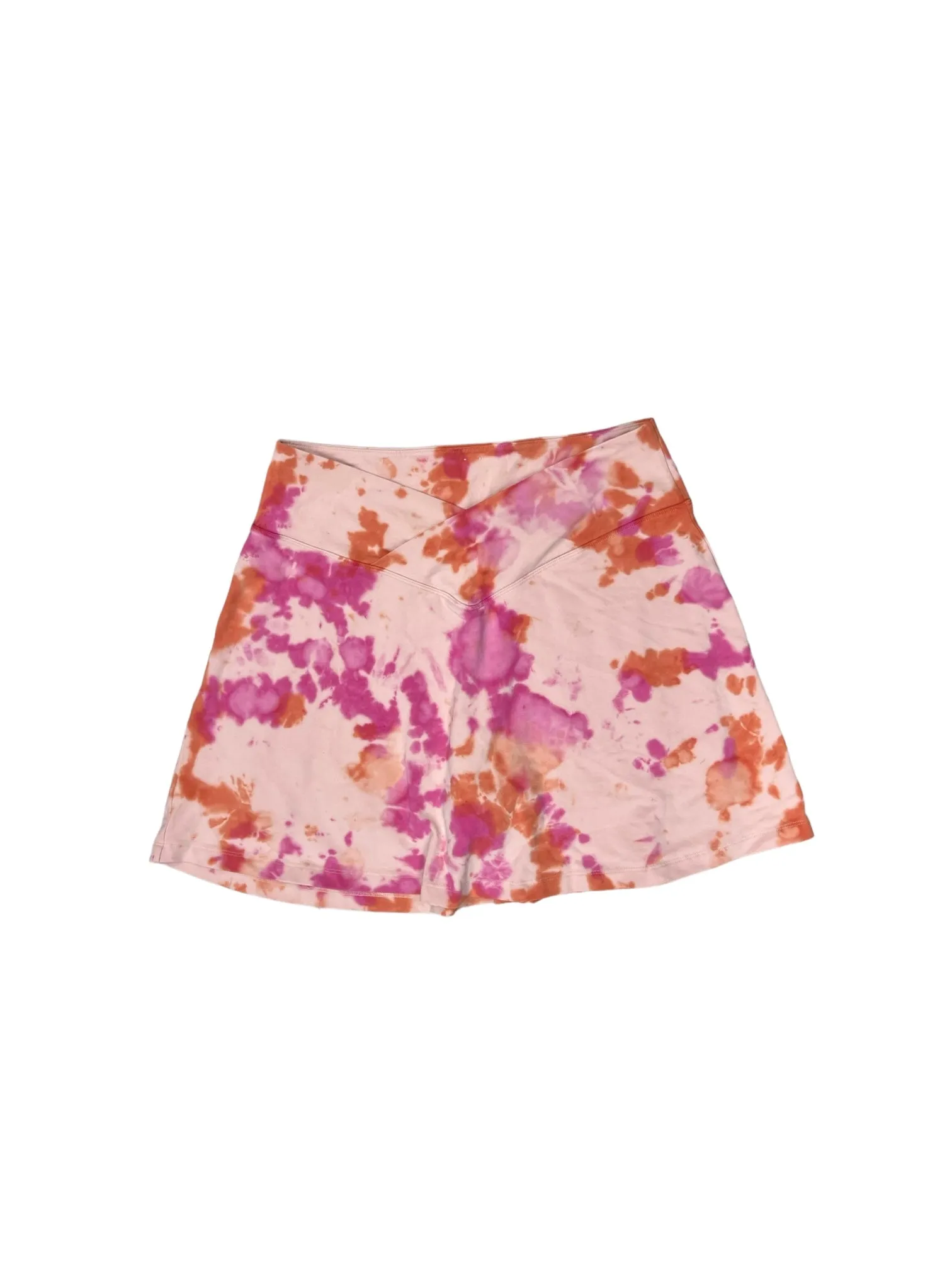 Skort By Pink In Orange & Pink, Size: Xl Breezy Style Opaque Lining