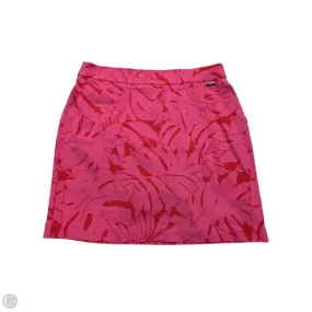 Weekend Outfit Street Style Skort By Rafaella In Pink & Red, Size: S