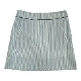Soft Texture Vibrant Touch Skort By renwick In Striped Pattern, Size:4