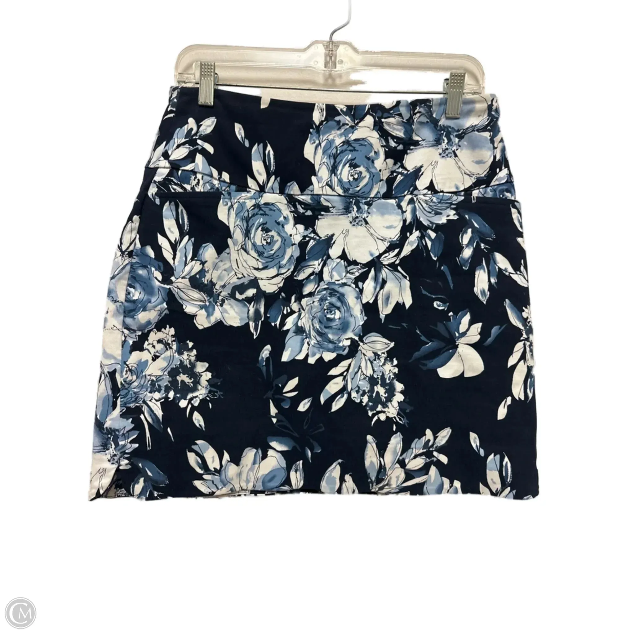 Skort By Sc & Co In Blue & White, Size: 8 Collector??s Item