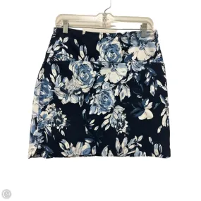 Skort By Sc & Co In Blue & White, Size: 8 Collector??s Item