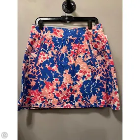 Crisp Finish Breezy Edge Skort By Talbots In Blue & Pink, Size: 8p