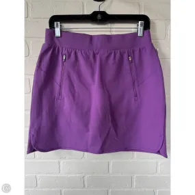 Skort By Talbots In Purple, Size: 4 Seasonal Layering