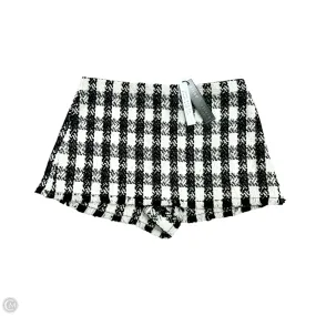 Skort Designer By Alice   Olivia In Black & White, Size: 2 Cool Tone