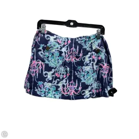 Skort Designer By Lilly Pulitzer In Blue & Pink, Size: S Luxury Feel