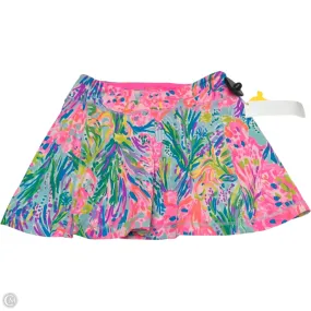 Adjustable Ties Skort Designer By Lilly Pulitzer In Blue & Pink, Size: Xs