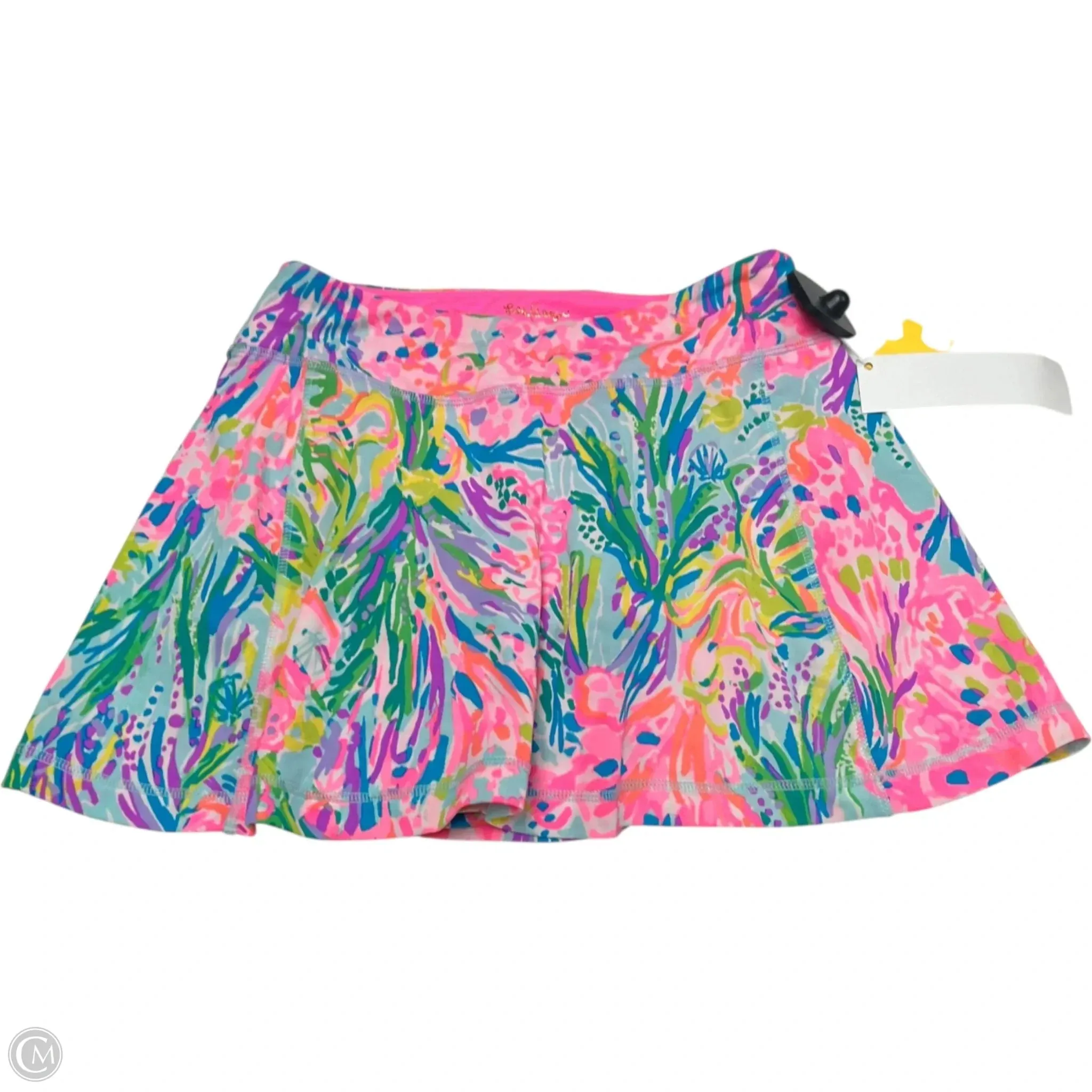 Adjustable Ties Skort Designer By Lilly Pulitzer In Blue & Pink, Size: Xs