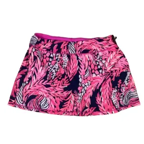Outfit Game Skort Designer By Lilly Pulitzer In Blue & Pink, Size:M