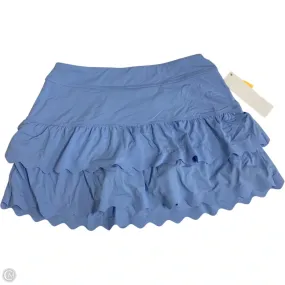 Skort Designer By Lilly Pulitzer In Blue, Size: S Senior Style