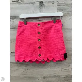Skort Designer By Lilly Pulitzer In Pink, Size: 0 Opaque finish