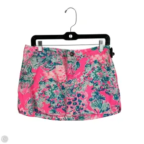 Layered Hem Vibrant Touch Skort Designer By Lilly Pulitzer In Pink, Size: 6