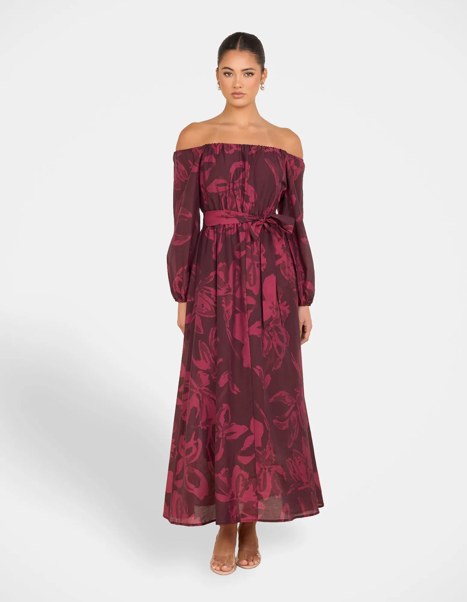 Skylar Off Shoulder Maxi Dress Smart And Comfortable