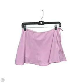 Skort By Clothes Mentor In Pink, Size: M Timeless Touch Scalloped Edge