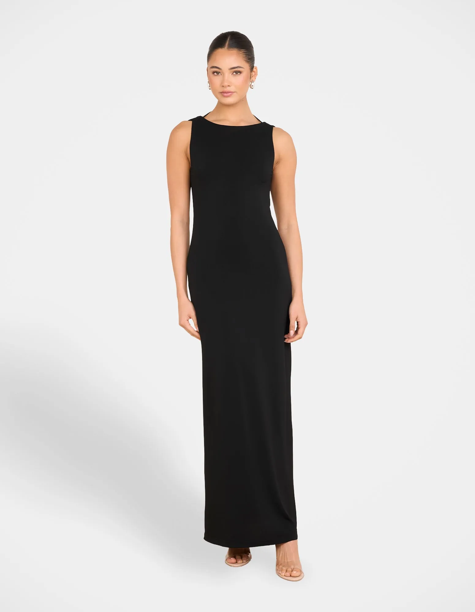 Ruthie Cowl Back Gown Mood Flex Polished and Elegant