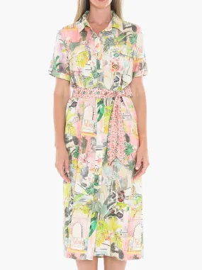 Minimal Aesthetic JUMP TIGER ISLAND TIE DRESS