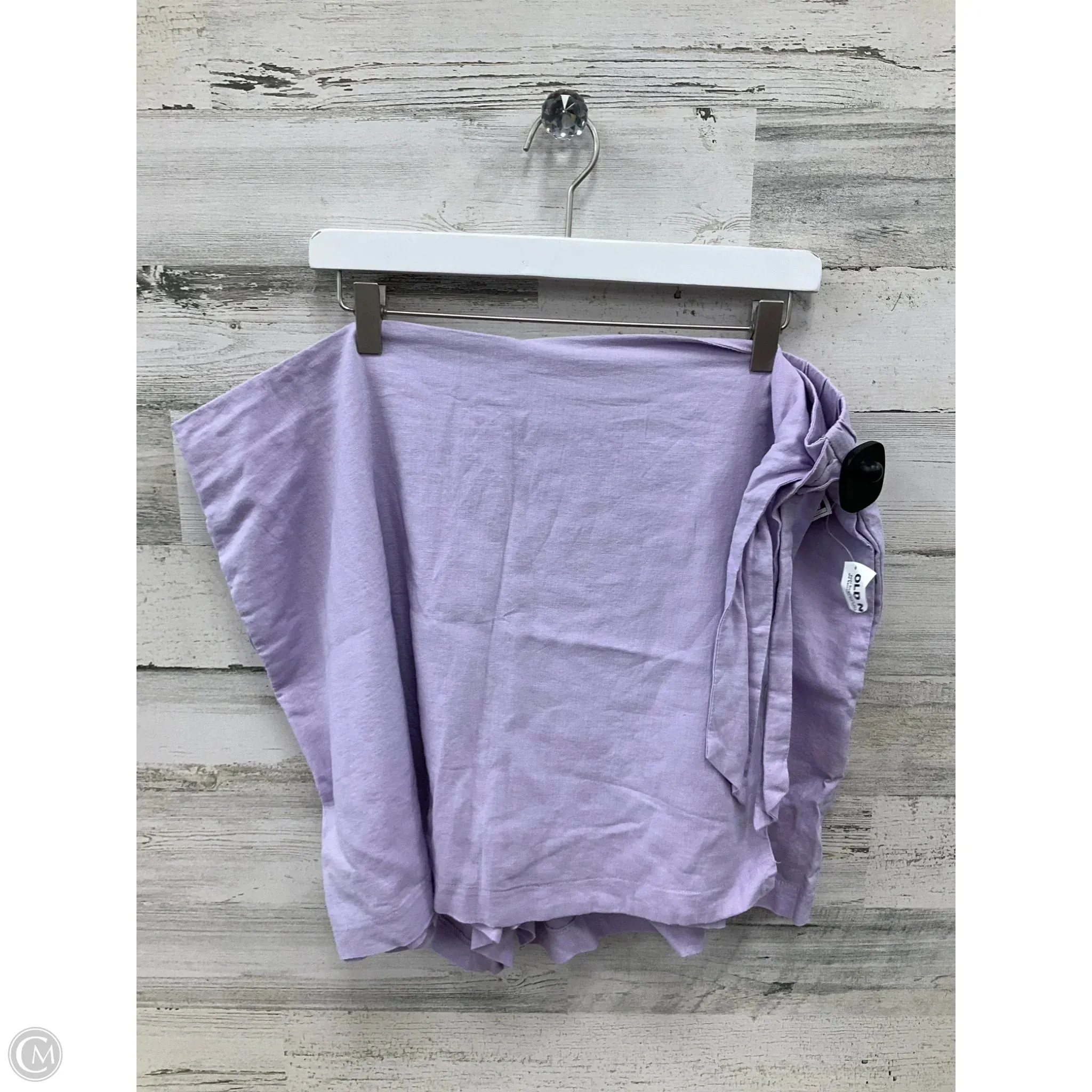 Flowy Drape Bohemian vibe Skort By Old Navy In Purple, Size: 18