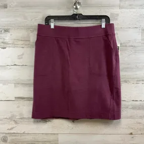 Skort By Duluth Trading In Purple, Size: M City Ready Gentle Flow