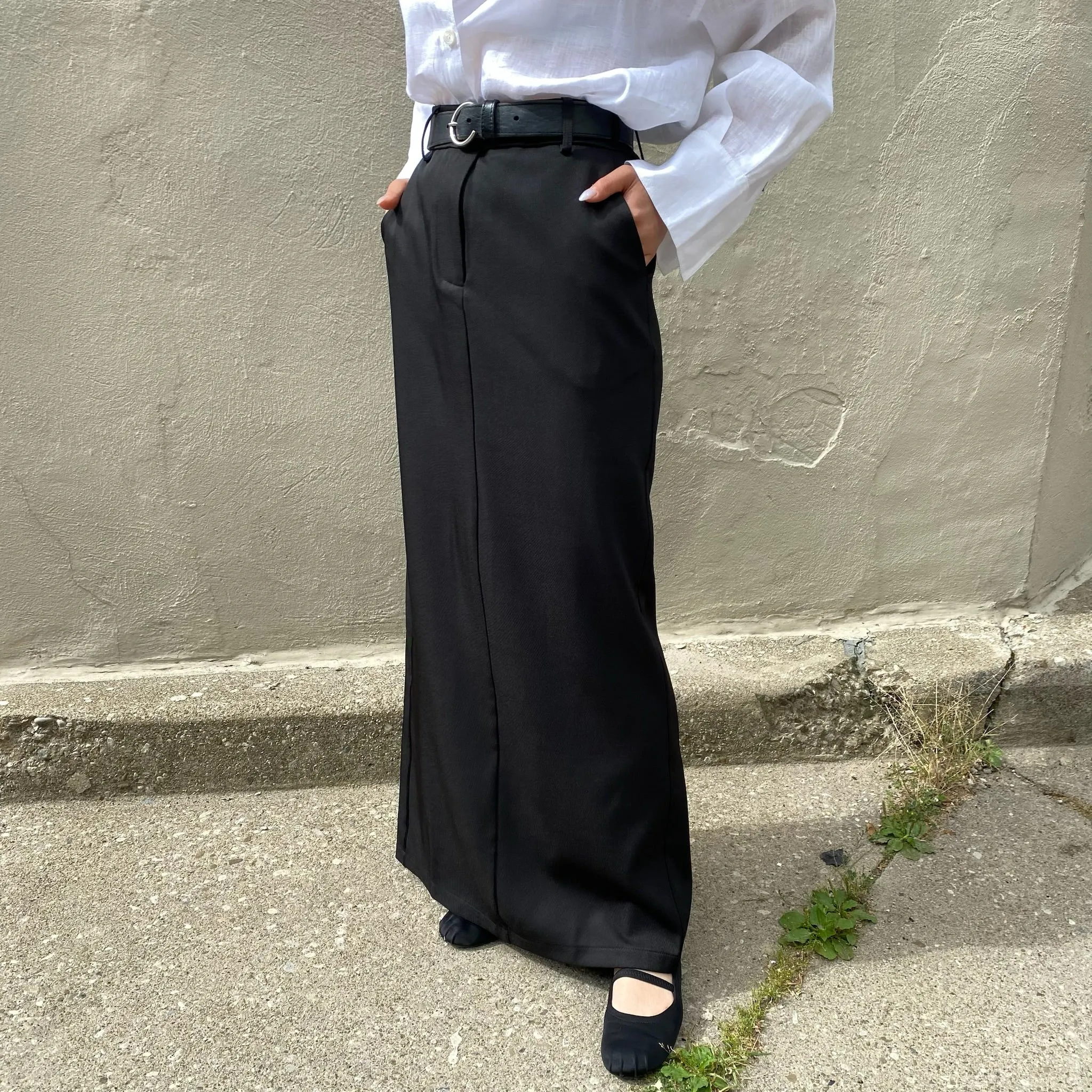 Fringe Detail Urban Fit LIBRA Maxi Skirt
