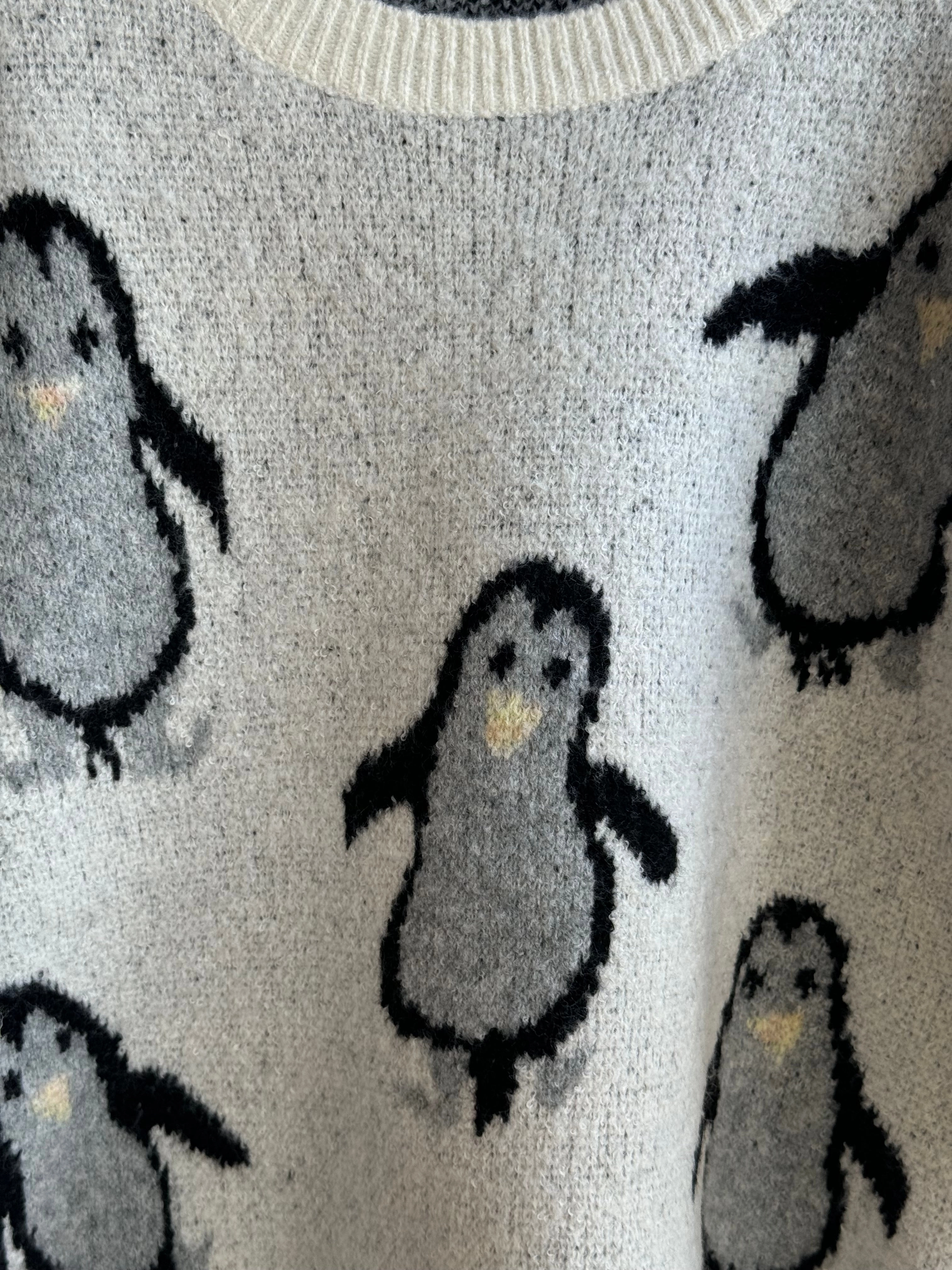 PENGUIN Sweater Knit Style Minimalist Look
