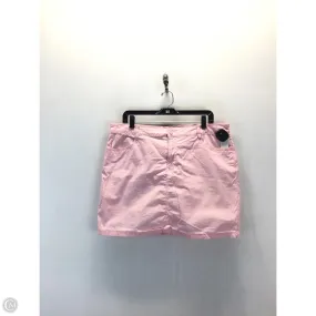 Texture Shot Skort By St Johns Bay In Pink, Size: 16
