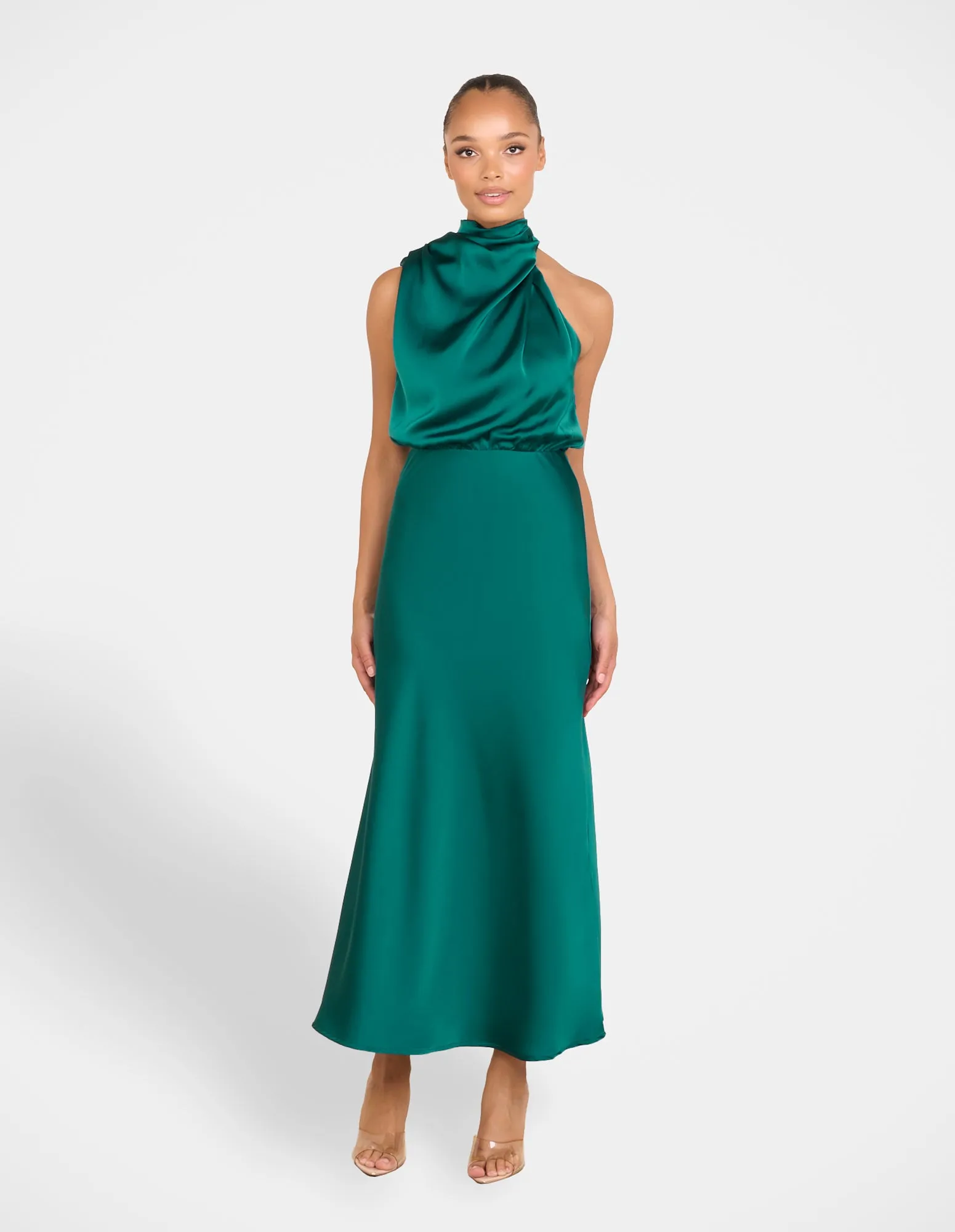 Easy Look Dominic High Neck Midi Dress