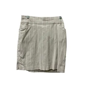 Skort By Chicos In Beige, Size:8 Elegant Flow perforated design
