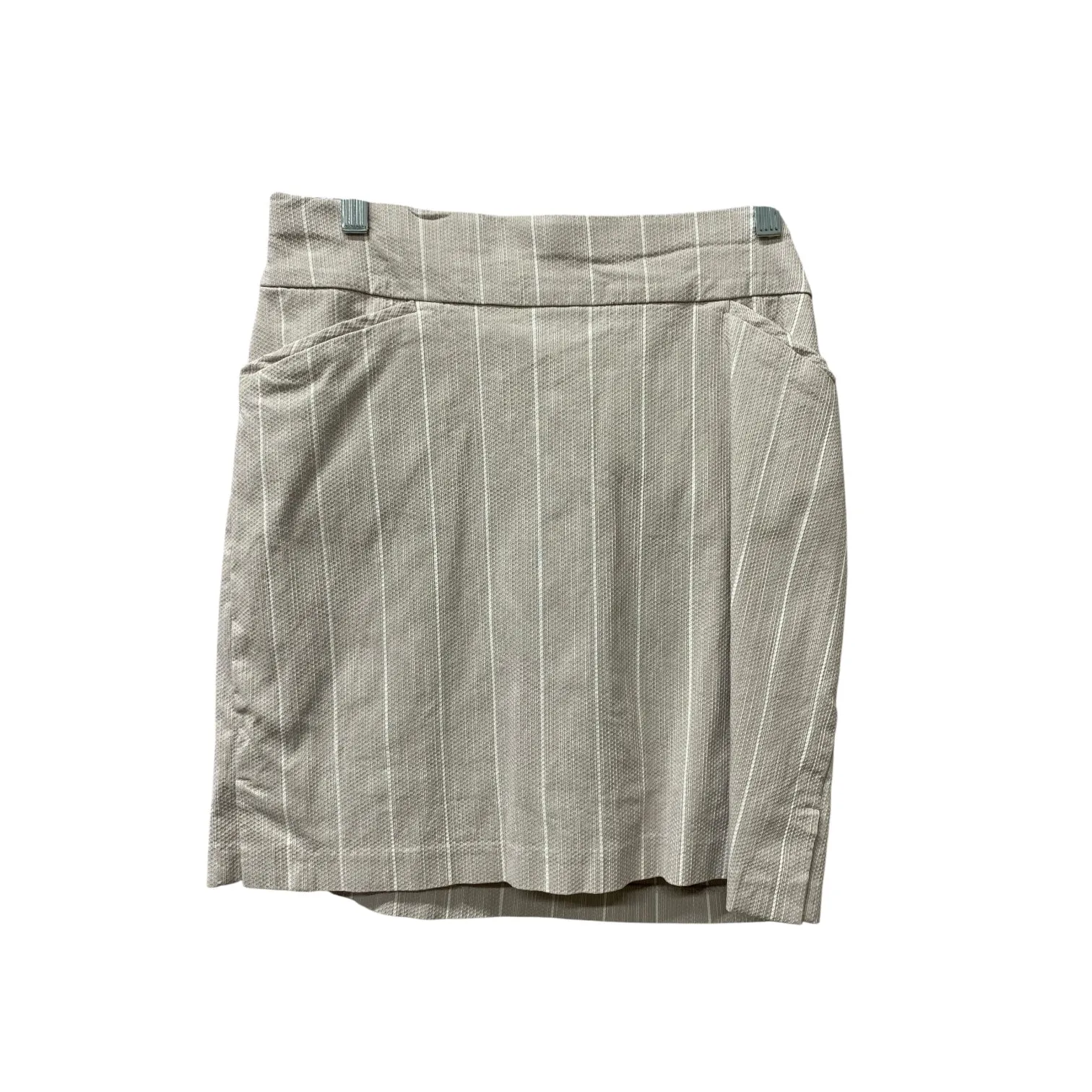 Skort By Chicos In Beige, Size:8 Elegant Flow perforated design