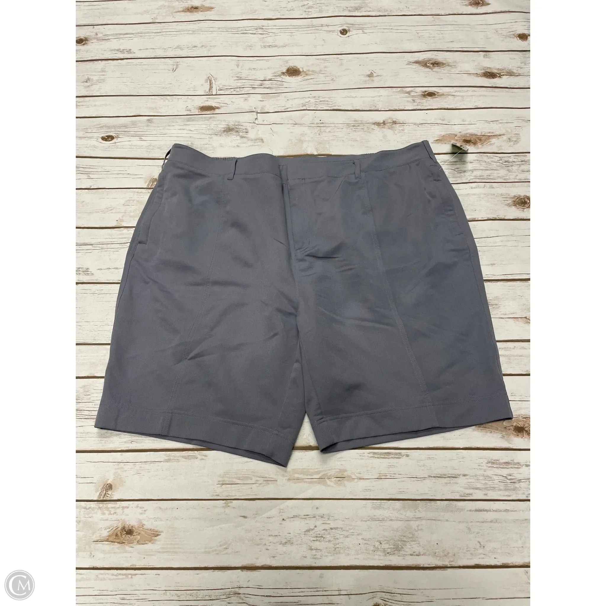 Nylon Material Athletic Shorts By 32 Degrees In Grey, Size: 1x