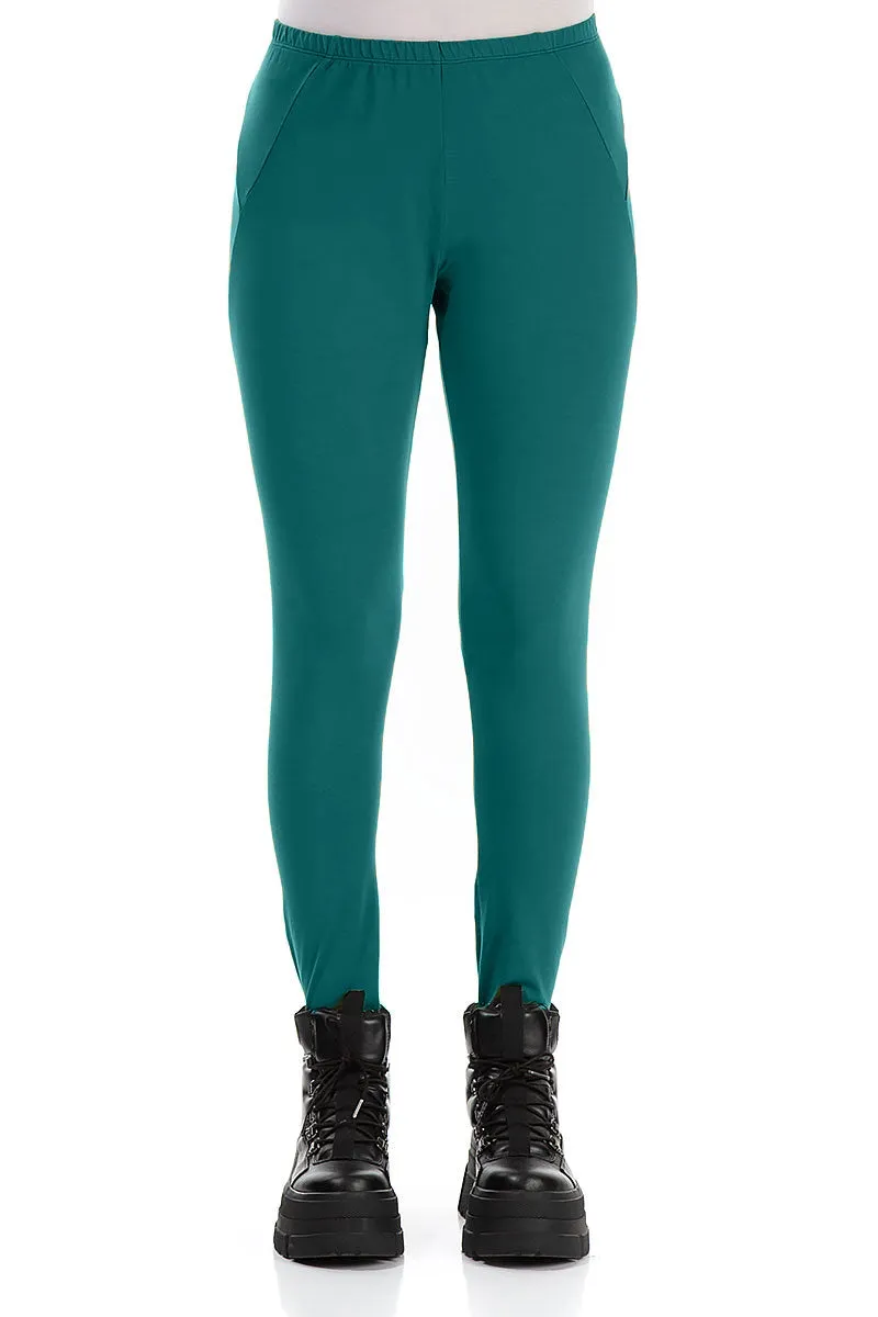 Compact Fit work mode Peacock Cotton Leggings