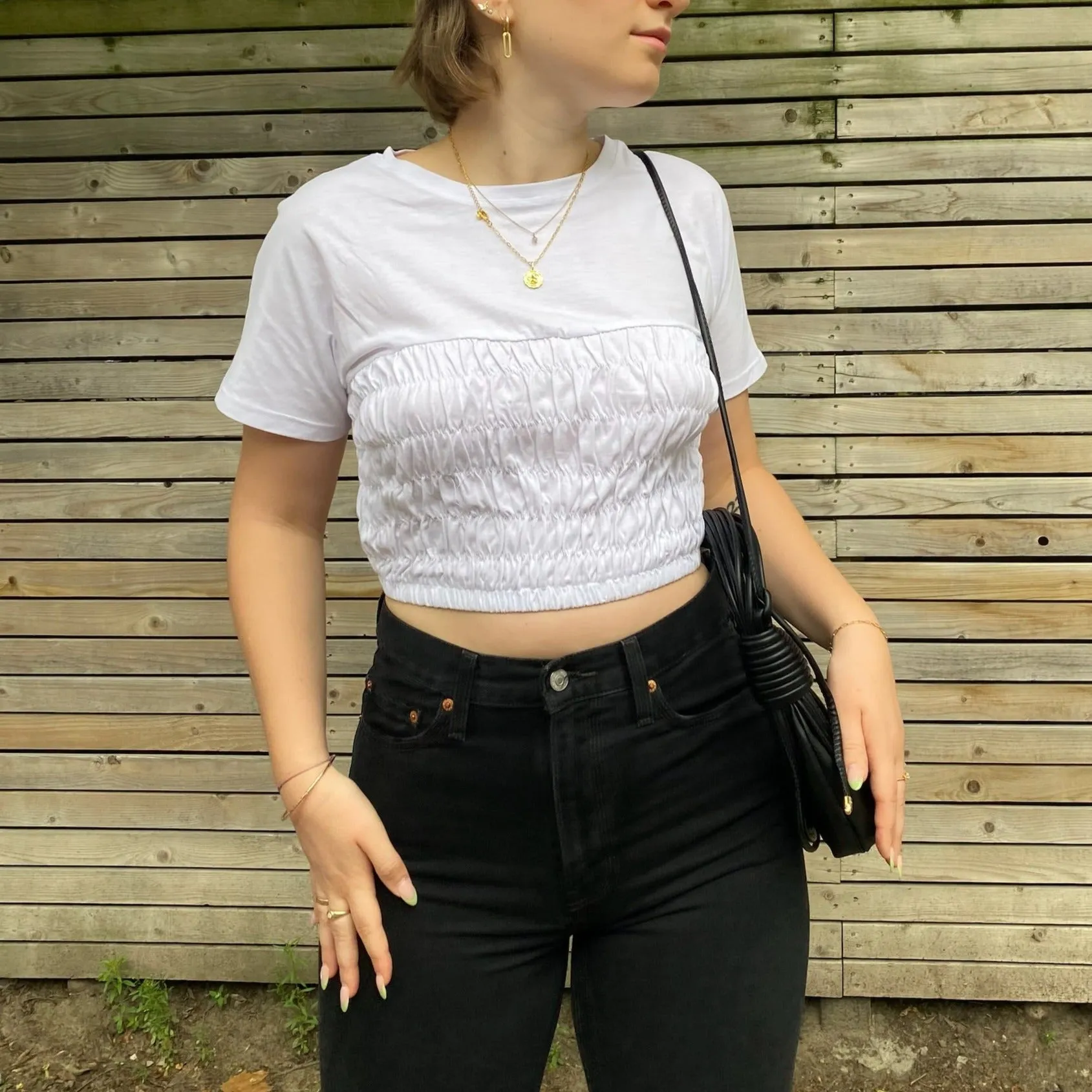 Cozy and Fashionable MARZIA Ruched Tee