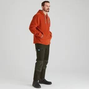 Reinforced Hemline Men's Ballistic Fleece Hoodie Russet
