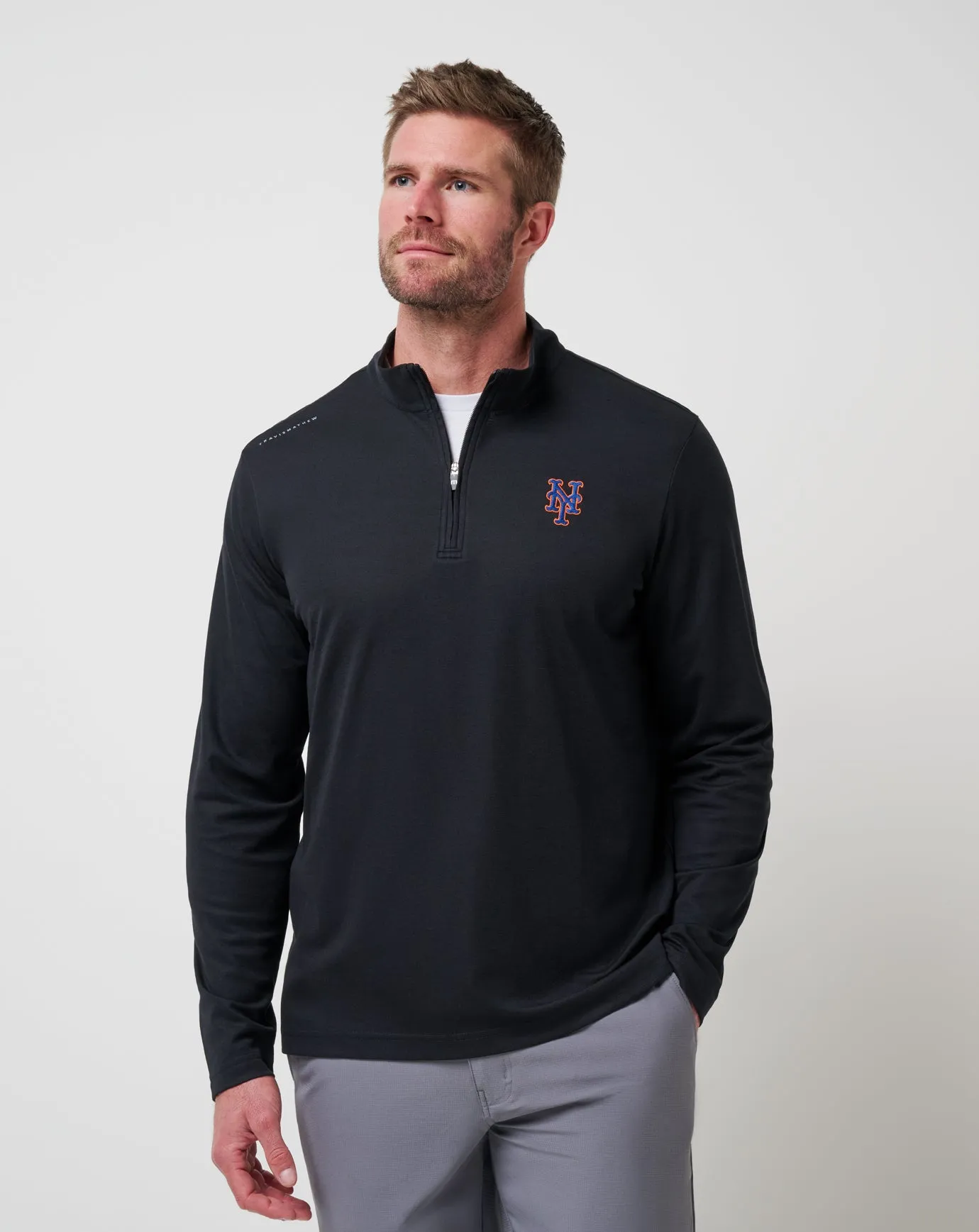 Reversible Layering Tech New York Mets Time To Tailgate Quarter Zip