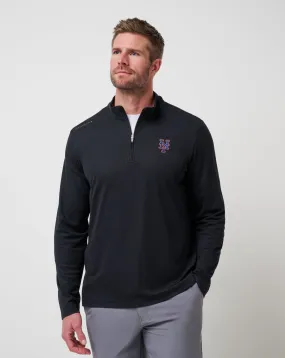 New York Mets Time To Tailgate Quarter Zip Roll Up Sleeve System