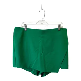 garden party Layered Look Skort By Torrid In Green, Size:1X