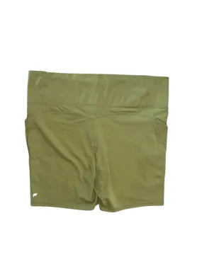 Flexible Cut Athletic Shorts By Fabletics In Green, Size:3X