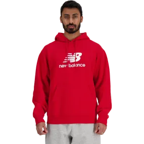 Men's Sport Essentials French Terry Logo Hoodie Elastic Free Cuffs Fit Freedom