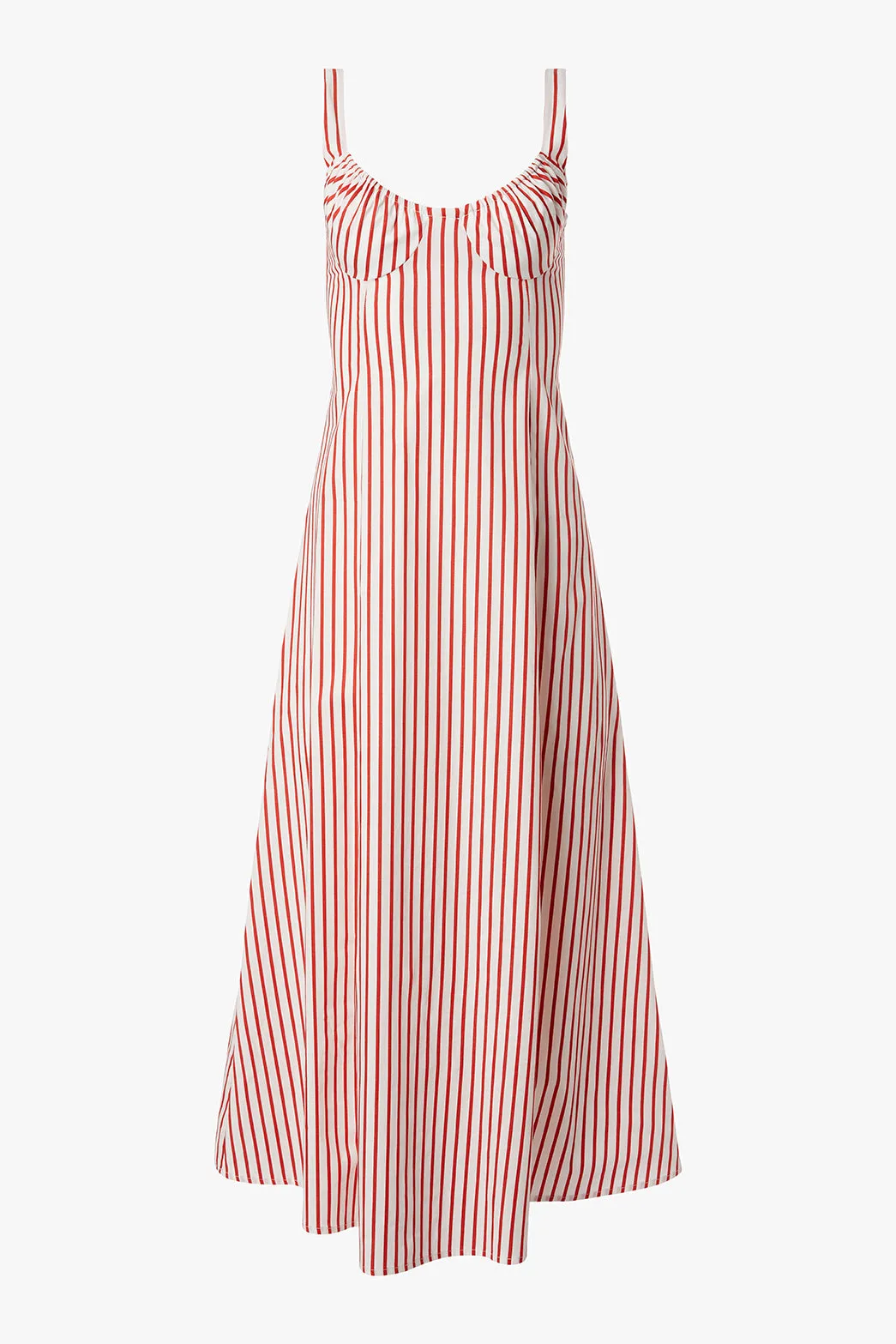 Moment Glow Cut-Out-Detail Ruched Cup Midi Dress