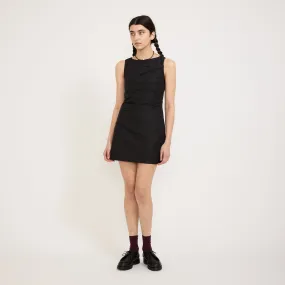Emma Mini Dress Black Sleek Motion