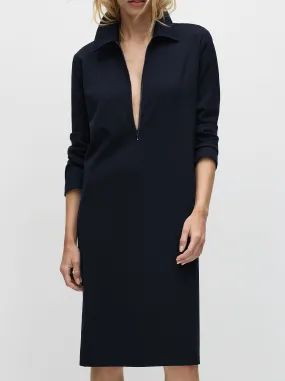 Neutral Feel MELA PURDIE ZIP COLLAR DRESS