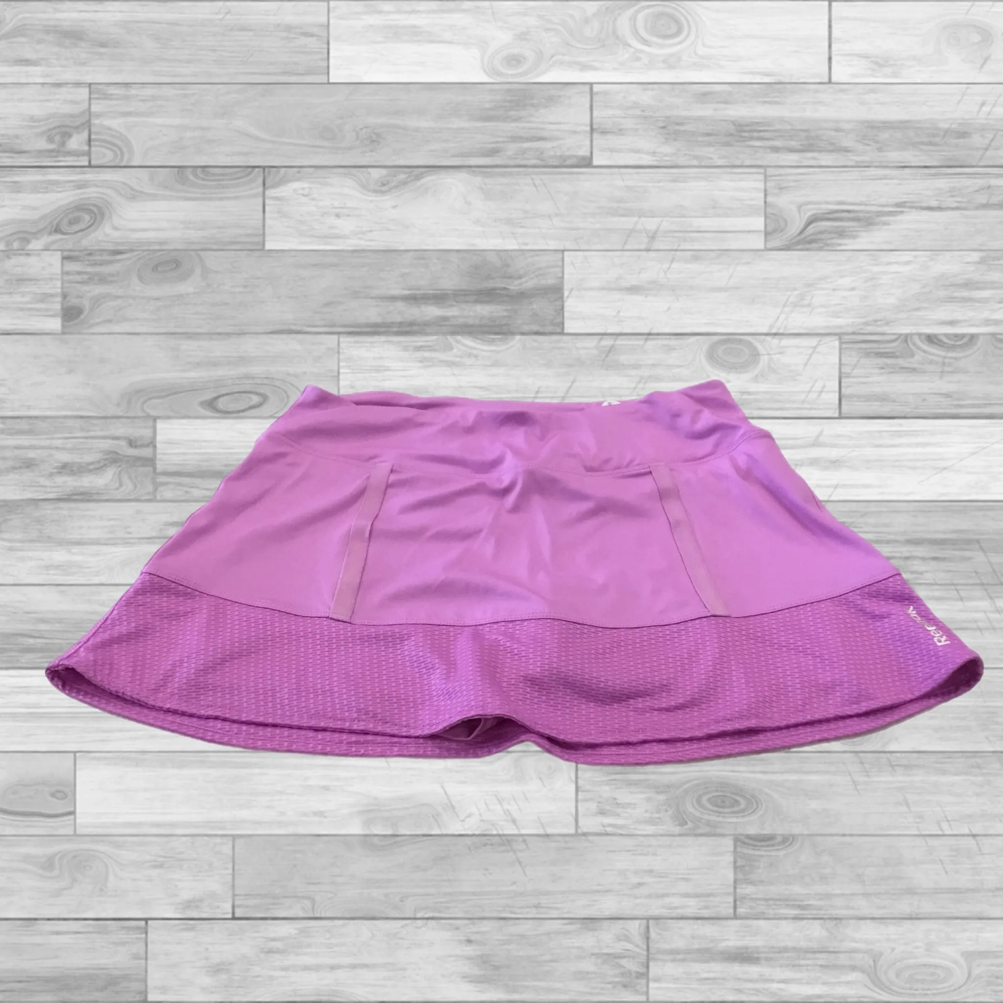 Denim style Skort By Reebok In Purple, Size: M