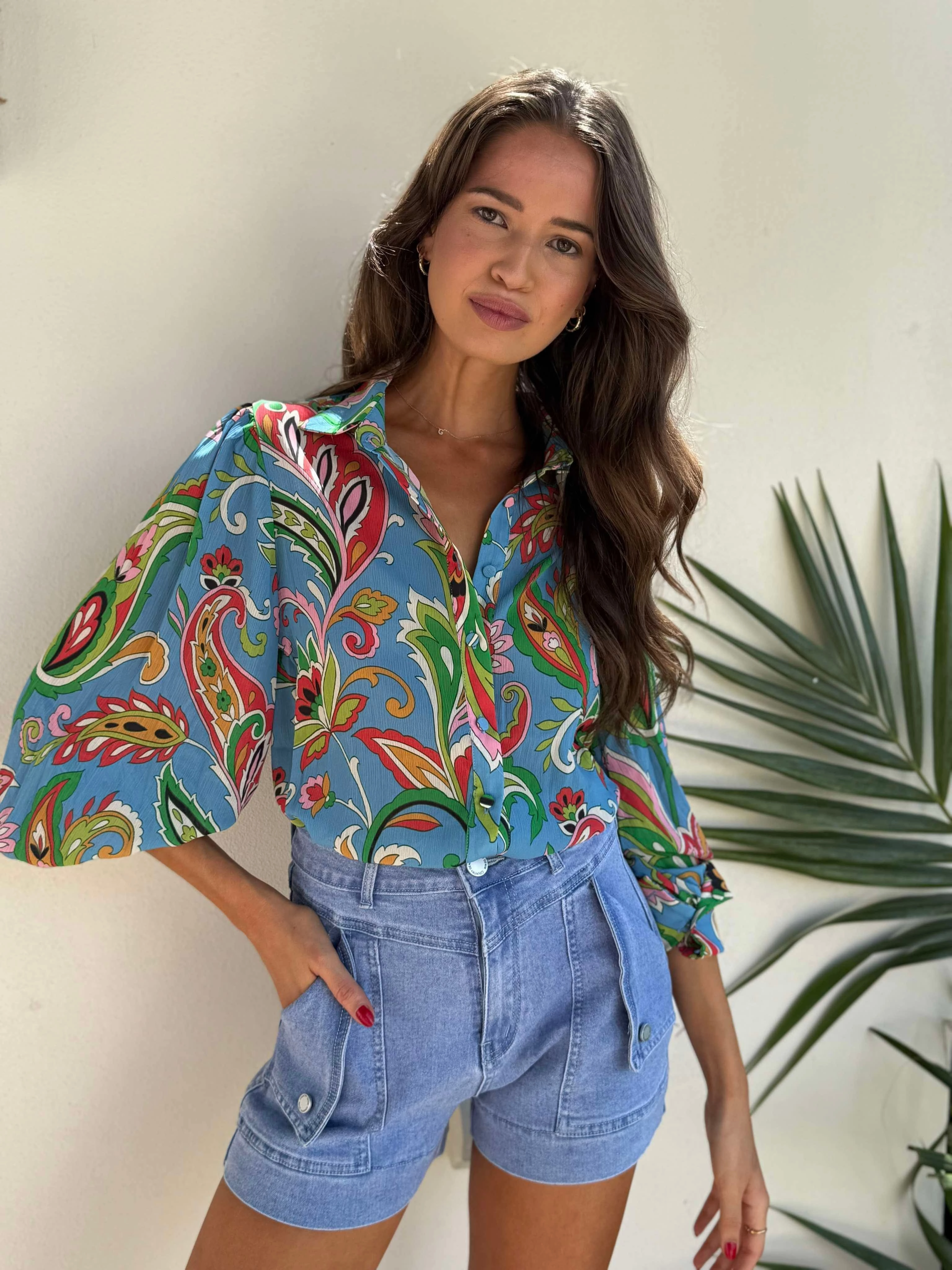 Relaxed Look FLEETWOOD BLOUSE - CARINA PRINT