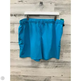 Athletic Shorts By Reel Legends In Blue, Size: 1x Plus Size Contemporary Design