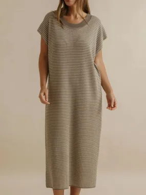 TALAMAYA LATTICE KNITTED DRESS Effortless Layering Simple yet chic gown
